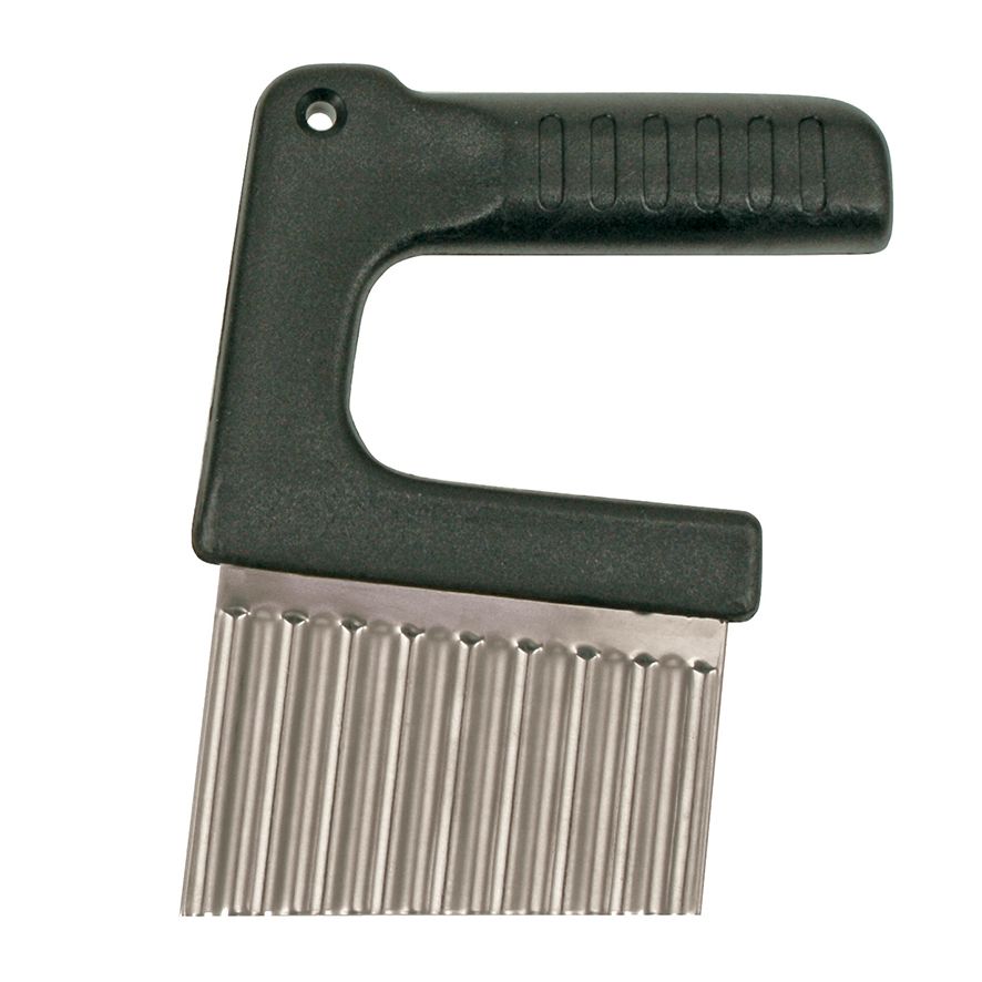 CRINKLE VEGETABLE SLICER - BLACK