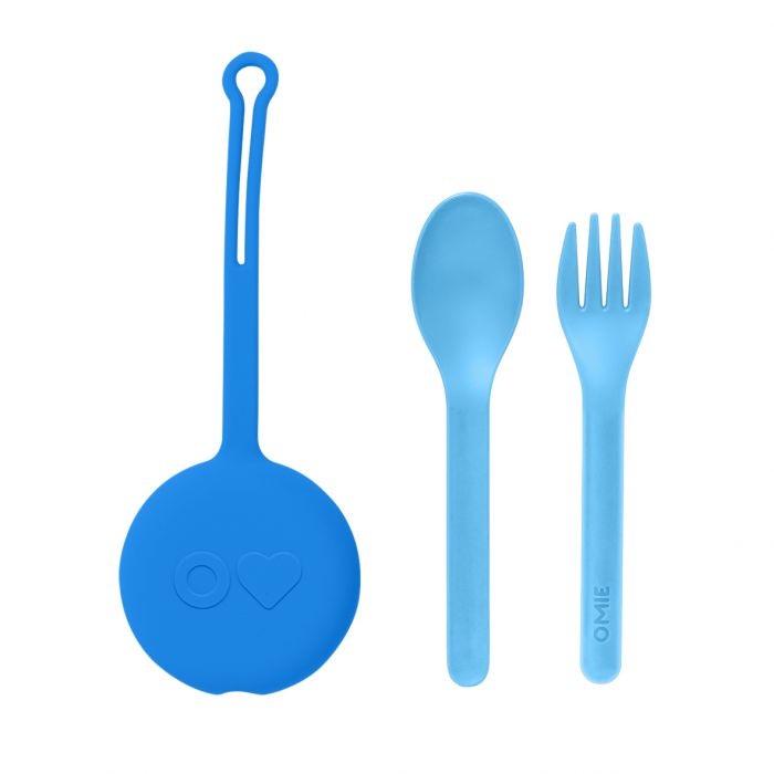 OMIE OMIEPOD 3 PIECE CUTLERY SET - CAPRI BLUE