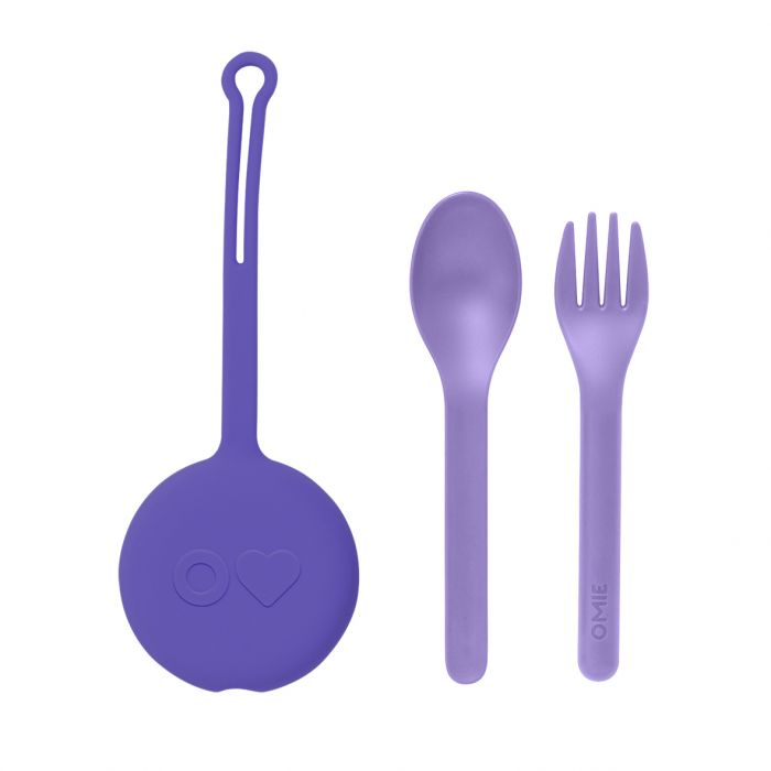 OMIE OMIEPOD 3 PIECE CUTLERY SET - LILAC