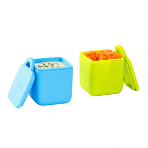 OMIE OMIEDIP SILICONE DIP CONTAINERS SET 2 - BLUE/LIME