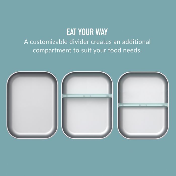 BENTGO STAINLESS STEEL LEAK-PROOF LUNCH BOX 1200ML - AQUA