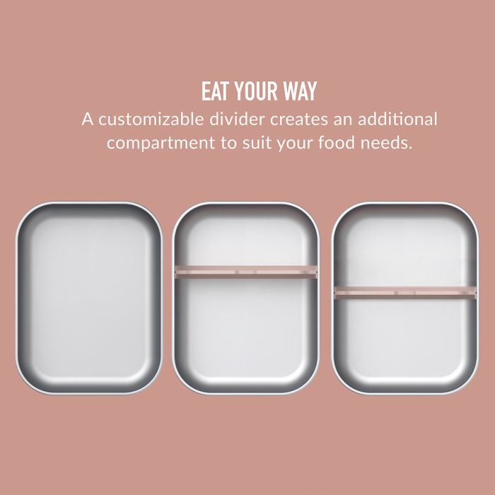 BENTGO STAINLESS STEEL LEAK-PROOF LUNCH BOX 1200ML - ROSE GOLD