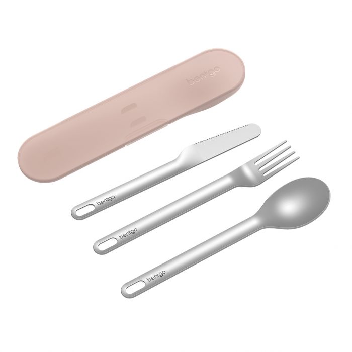 BENTGO STAINLESS TRAVEL UTENSIL SET - ROSE GOLD