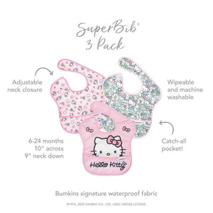 Bumkins Waterproof SuperBib 3 pack - Sanrio Hello Kitty