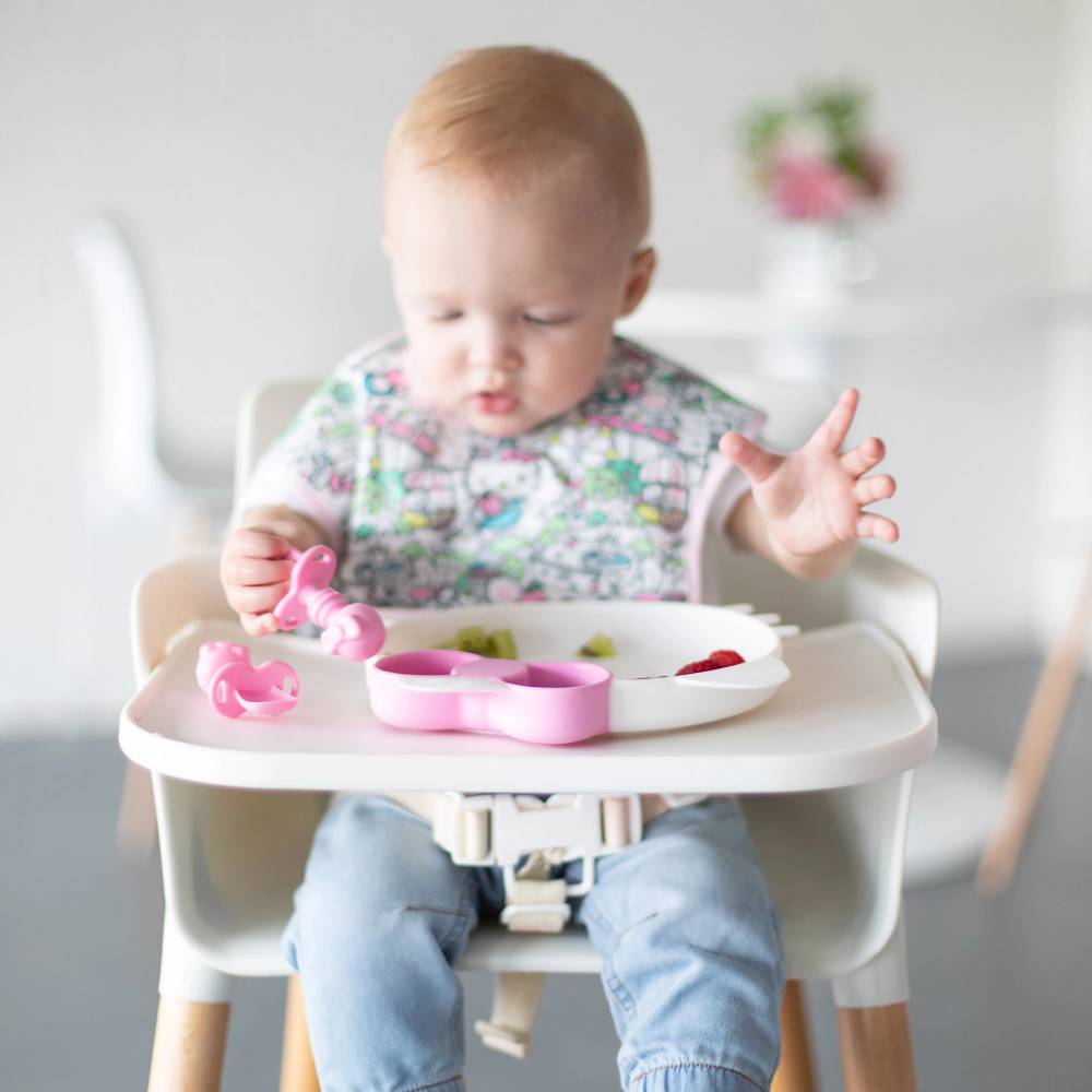 Bumkins Silicone Chewtensils - Sanrio Hello Kitty