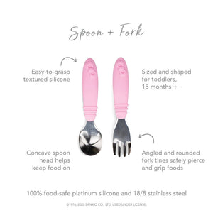 Bumkins Spoon and Fork Set - Sanrio Hello Kitty