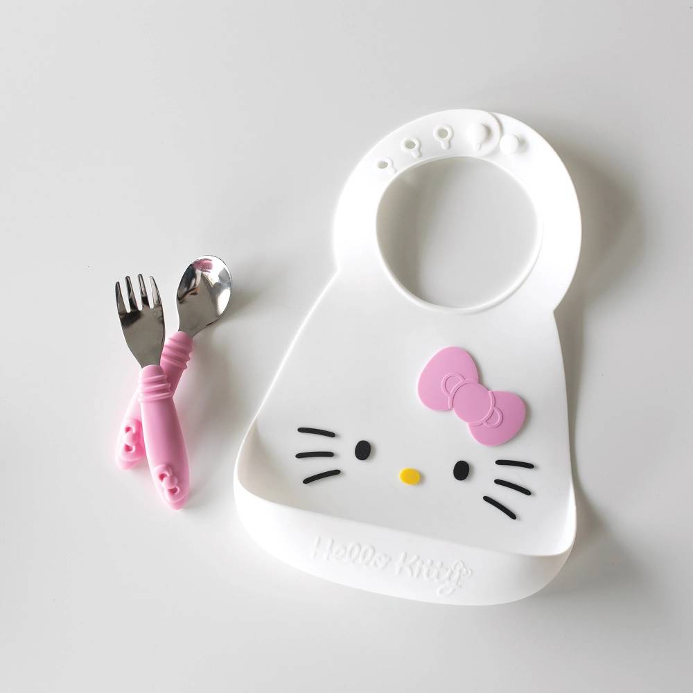 Bumkins Silicone Bib - Sanrio Hello Kitty
