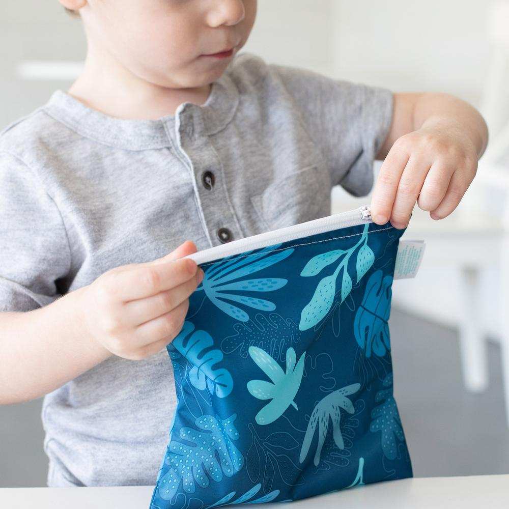 Large Snack Bag - Blue Tropic