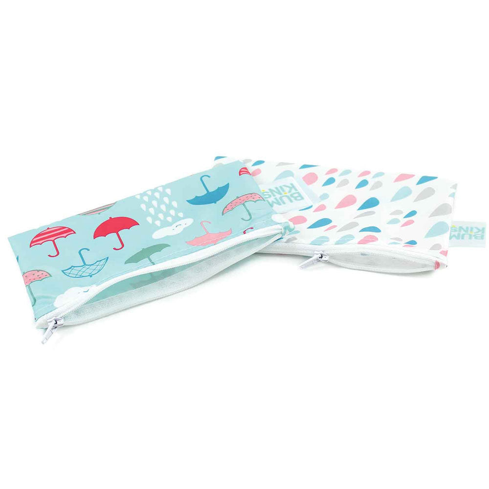 Small Snack Bag 2 pack - Cloud/Raindrops