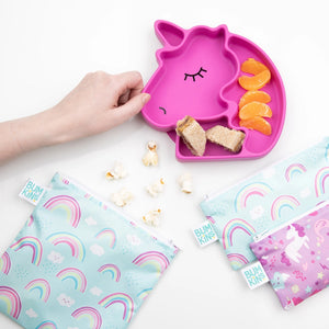 Small Snack Bag 2 pack - Unicorn/Rainbow