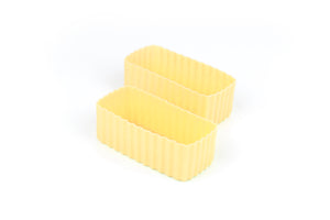 BENTO CUPS RECTANGLE - YELLOW