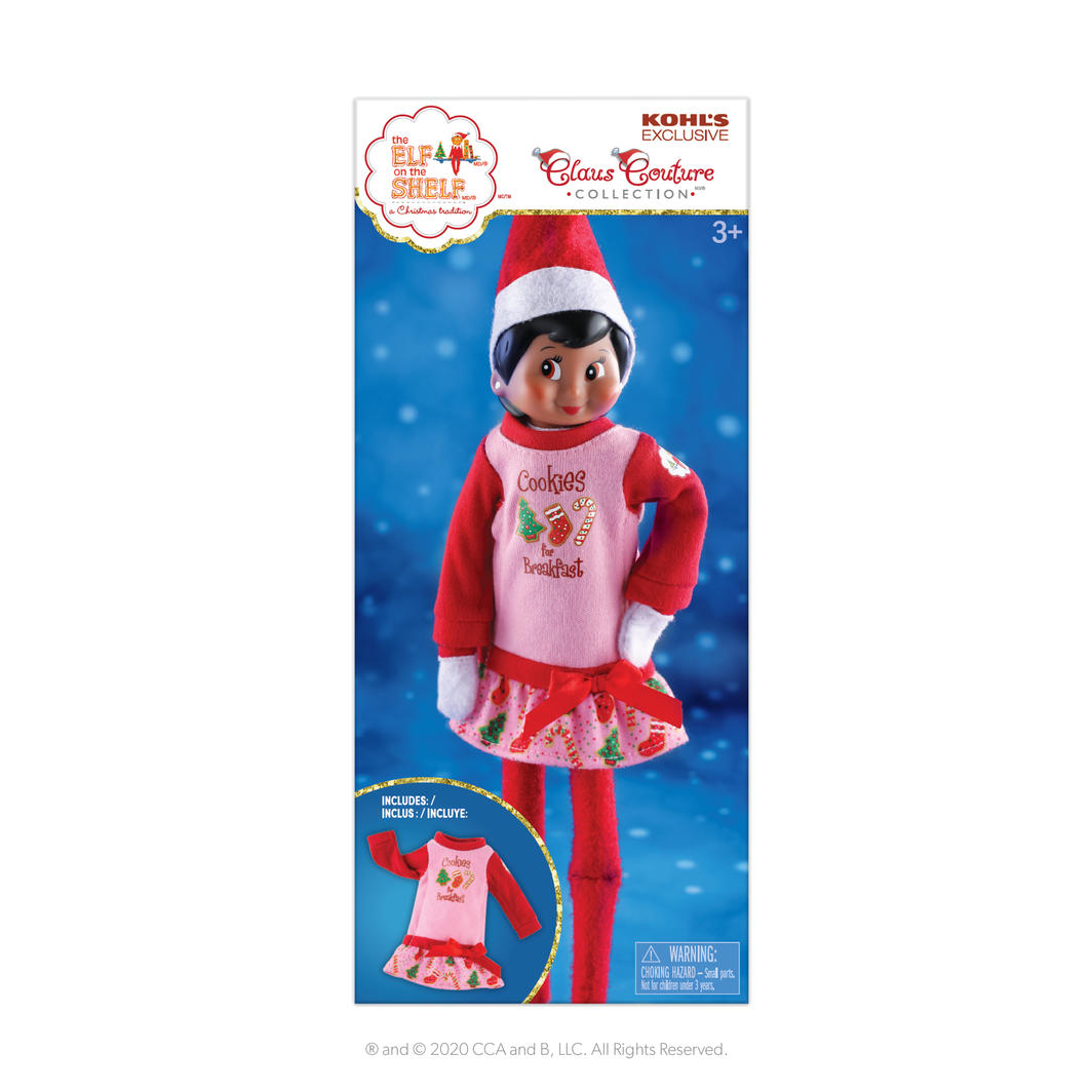 ELF ON THE SHELF CLAUS COUTURE COLLECTION - Yummy Cookie Nightgown