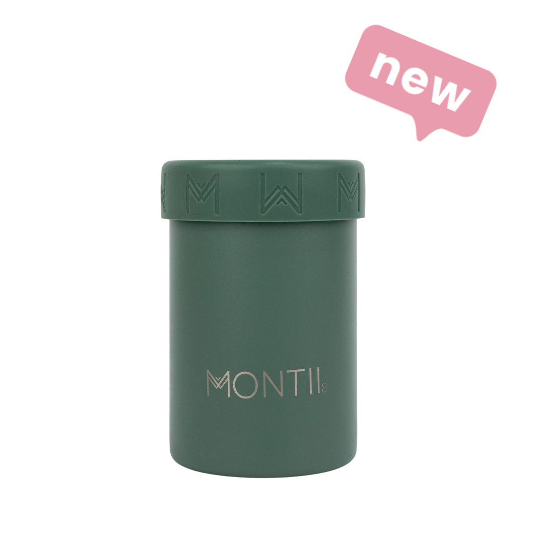 MONTIICO INSULATED CAN &amp; BOTTLE COOLER - SAGE