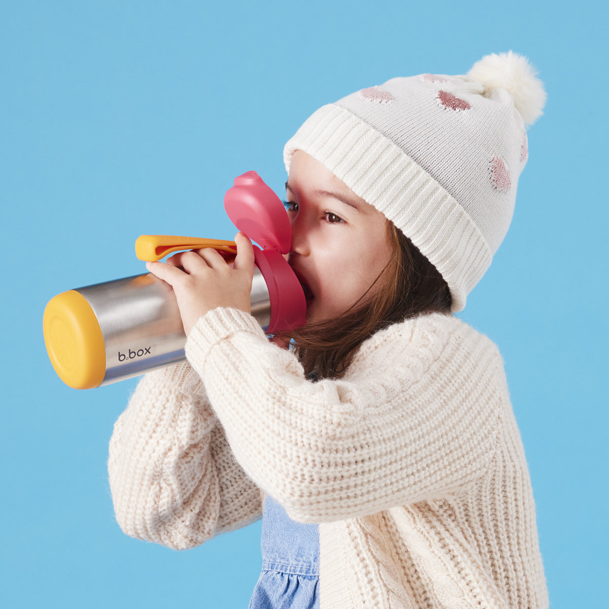 BBOX INSULATED DRINK BOTTLE SPORTS SPOUT 500ML - Strawberry Shake - NEW