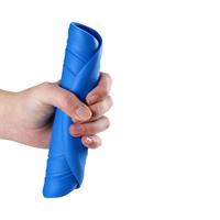 SILICONE FOLDABLE FRISBEE NEON BLUE