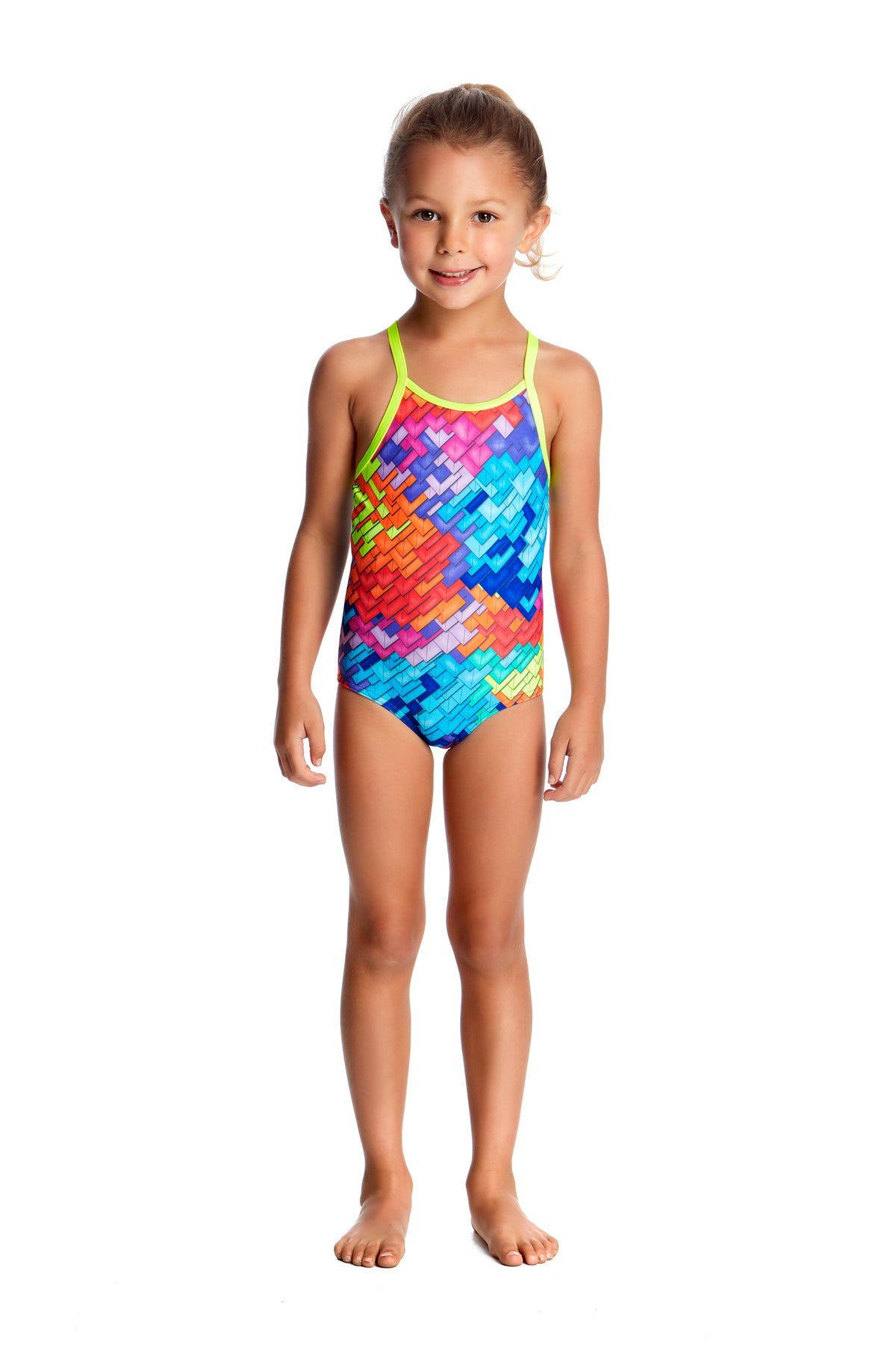 FUNKITA - TODDLER GIRLS PRINTED ONE PIECE - LAYER CAKE