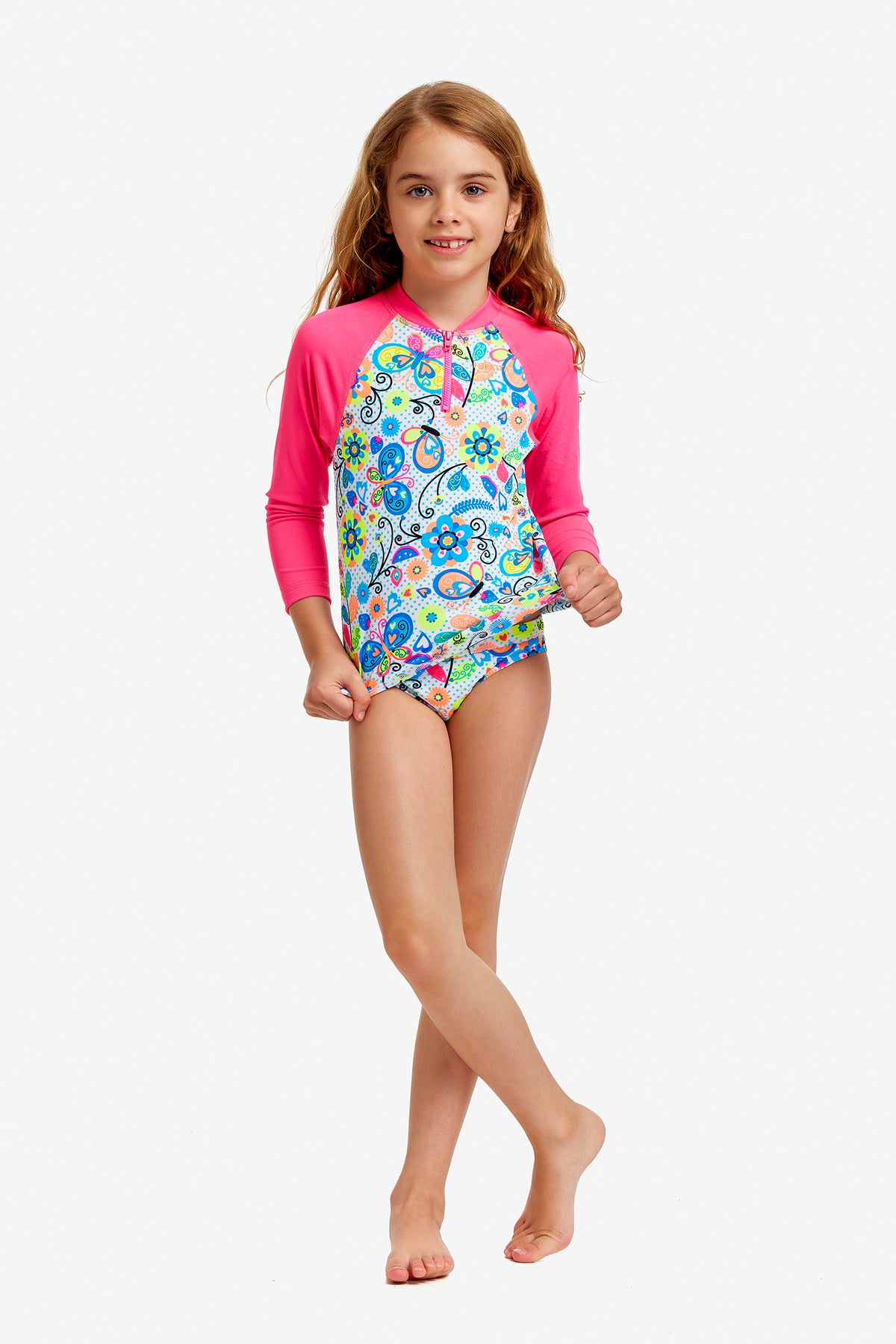FUNKITA TODDLER GIRLS RASH SHIRT - Garden Gift