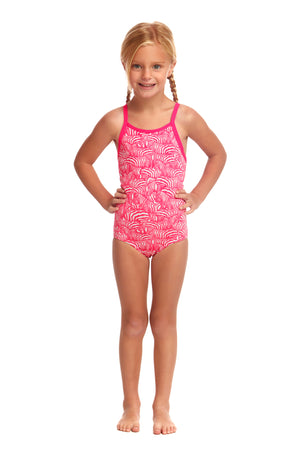FUNKITA - TODDLER GIRLS ECO ONE PIECE - PAINTED PINK