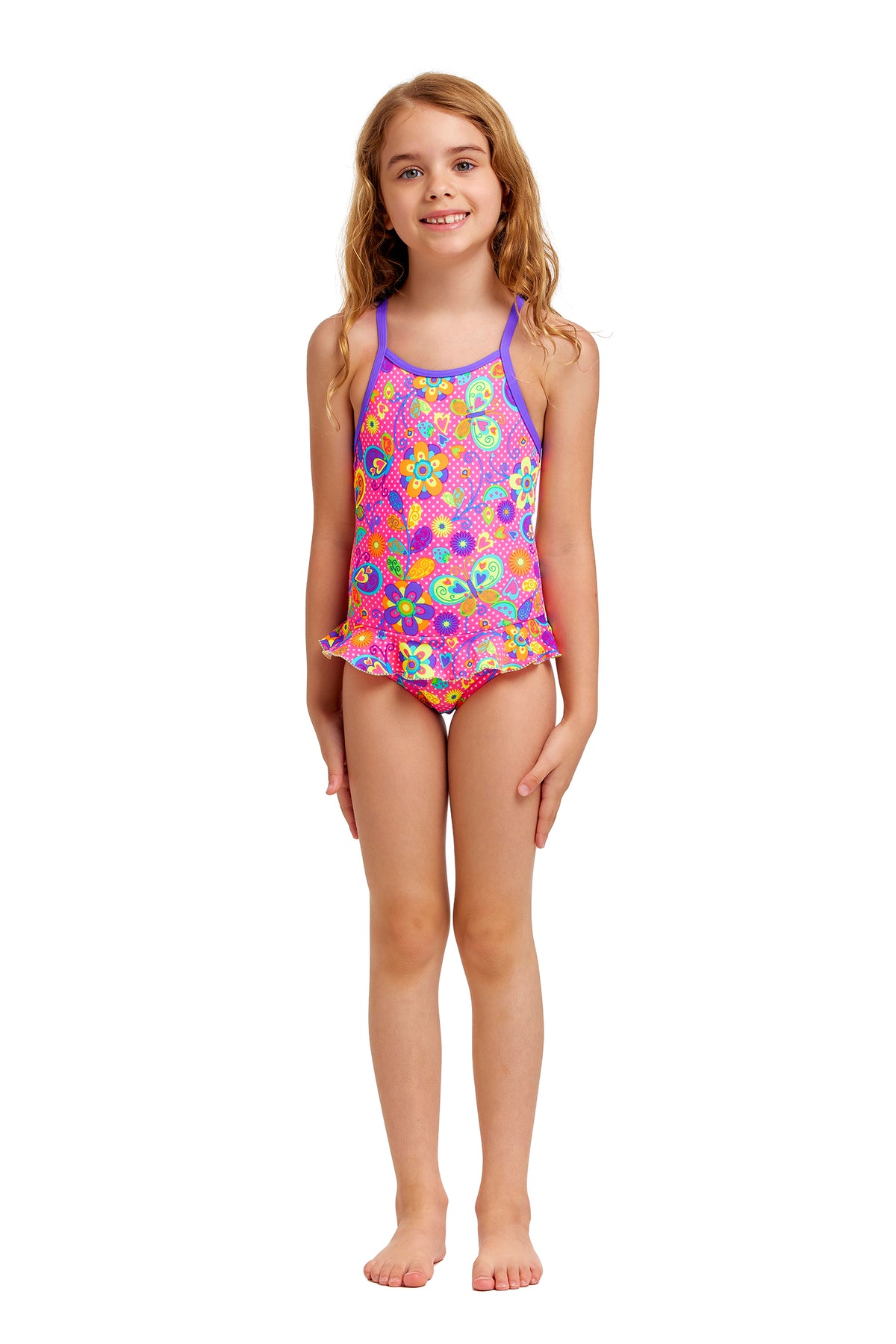 FUNKITA - TODDLER GIRLS PRINTED ONE PIECE - Flower Bed