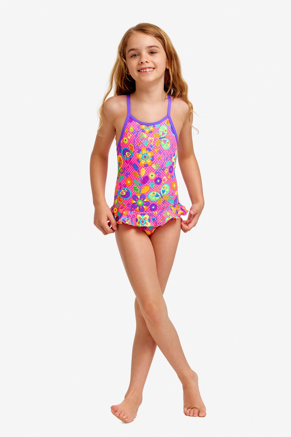 FUNKITA - TODDLER GIRLS PRINTED ONE PIECE - Flower Bed