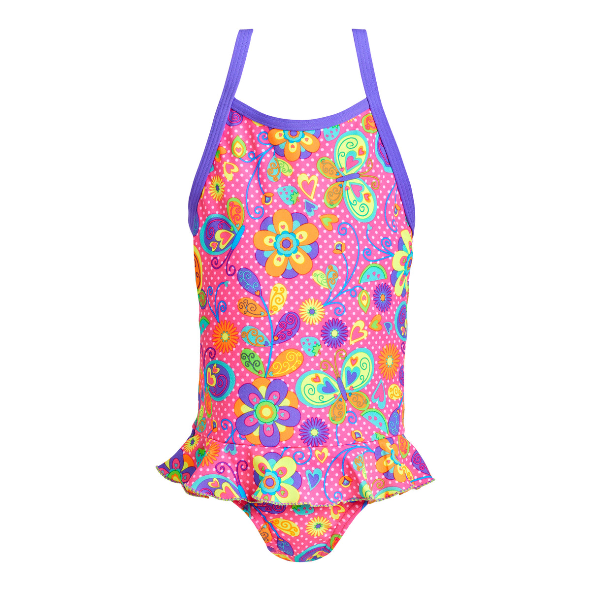 FUNKITA - TODDLER GIRLS PRINTED ONE PIECE - Flower Bed
