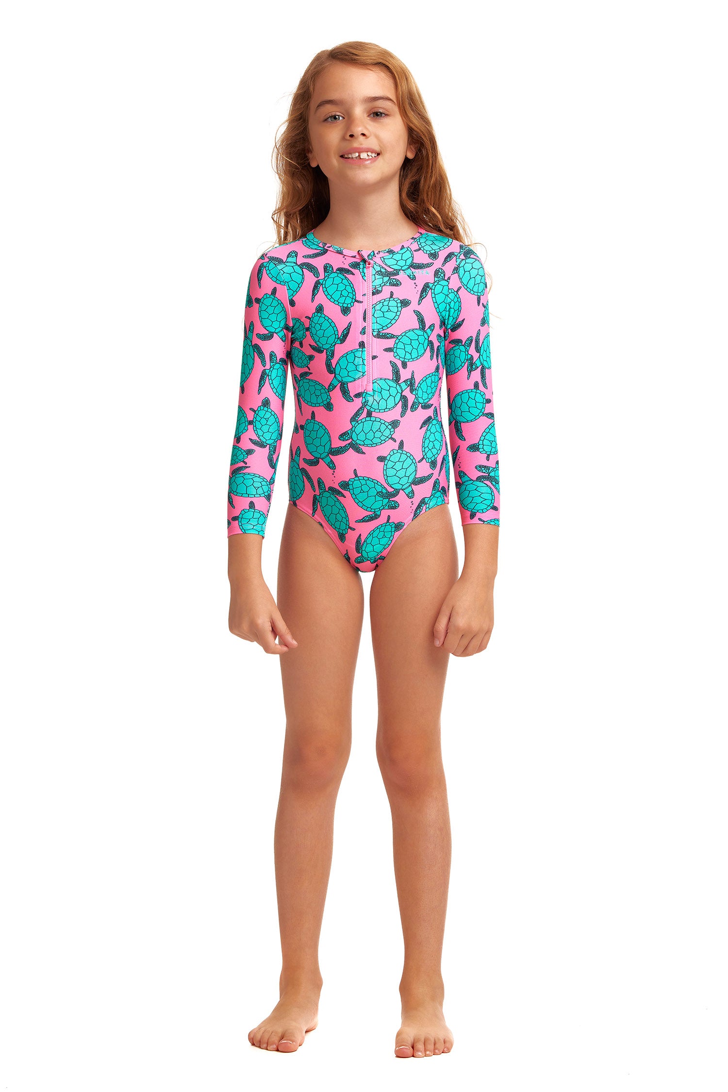 Toddler Girl's Long Shot One Piece - Paddling Pink