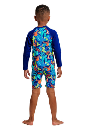 FUNKY TRUNKS - TODDLER BOYS GO JUMP SUIT - Slothed