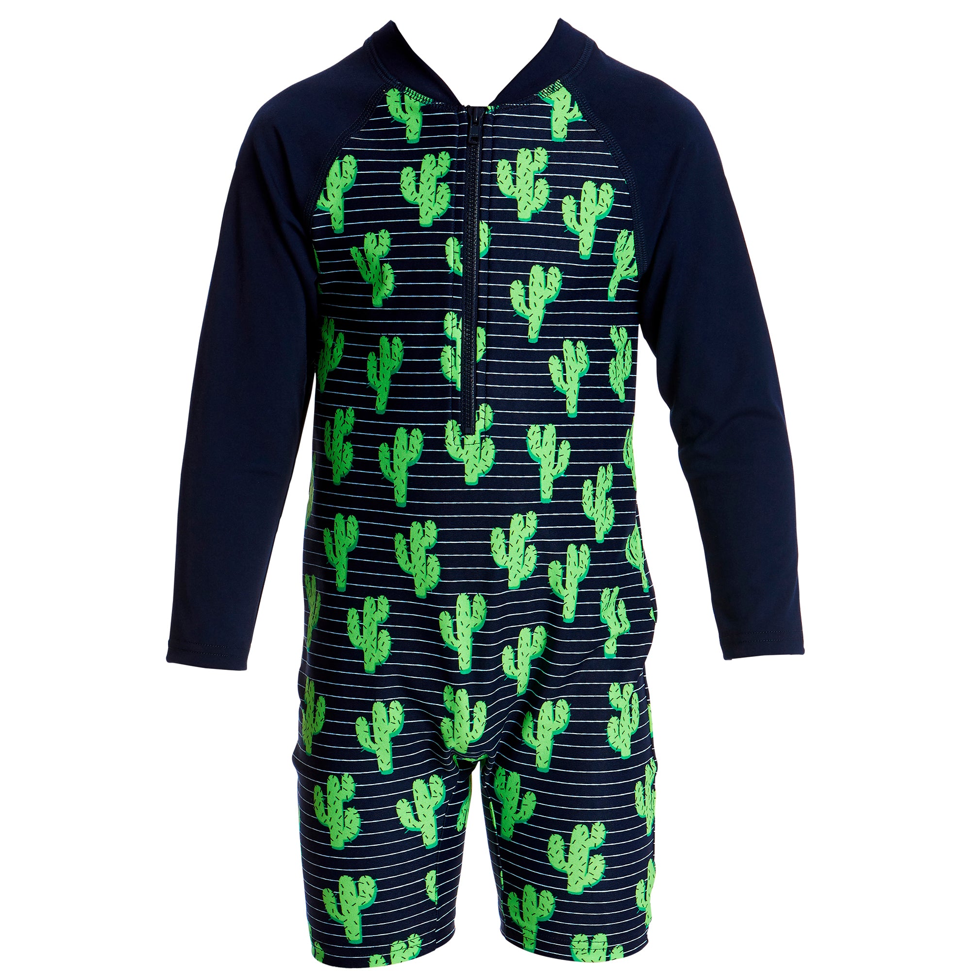 FUNKY TRUNKS - TODDLER BOYS PRINTED GO JUMP SUIT - PRICKLY PETE