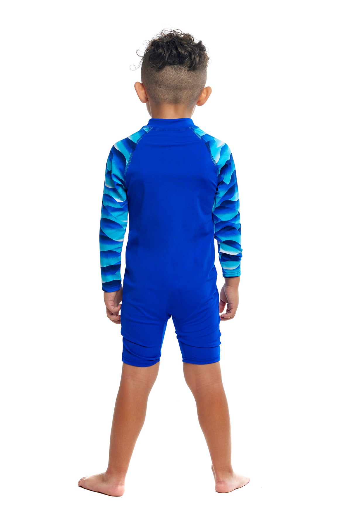 FUNKY TRUNKS - TODDLER BOYS GO JUMP SUIT - STORM BOUY