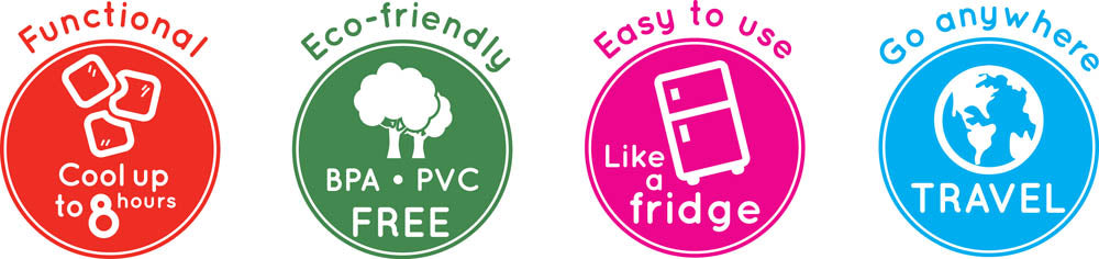 FRIDGE TO GO - MEDIUM - PINK