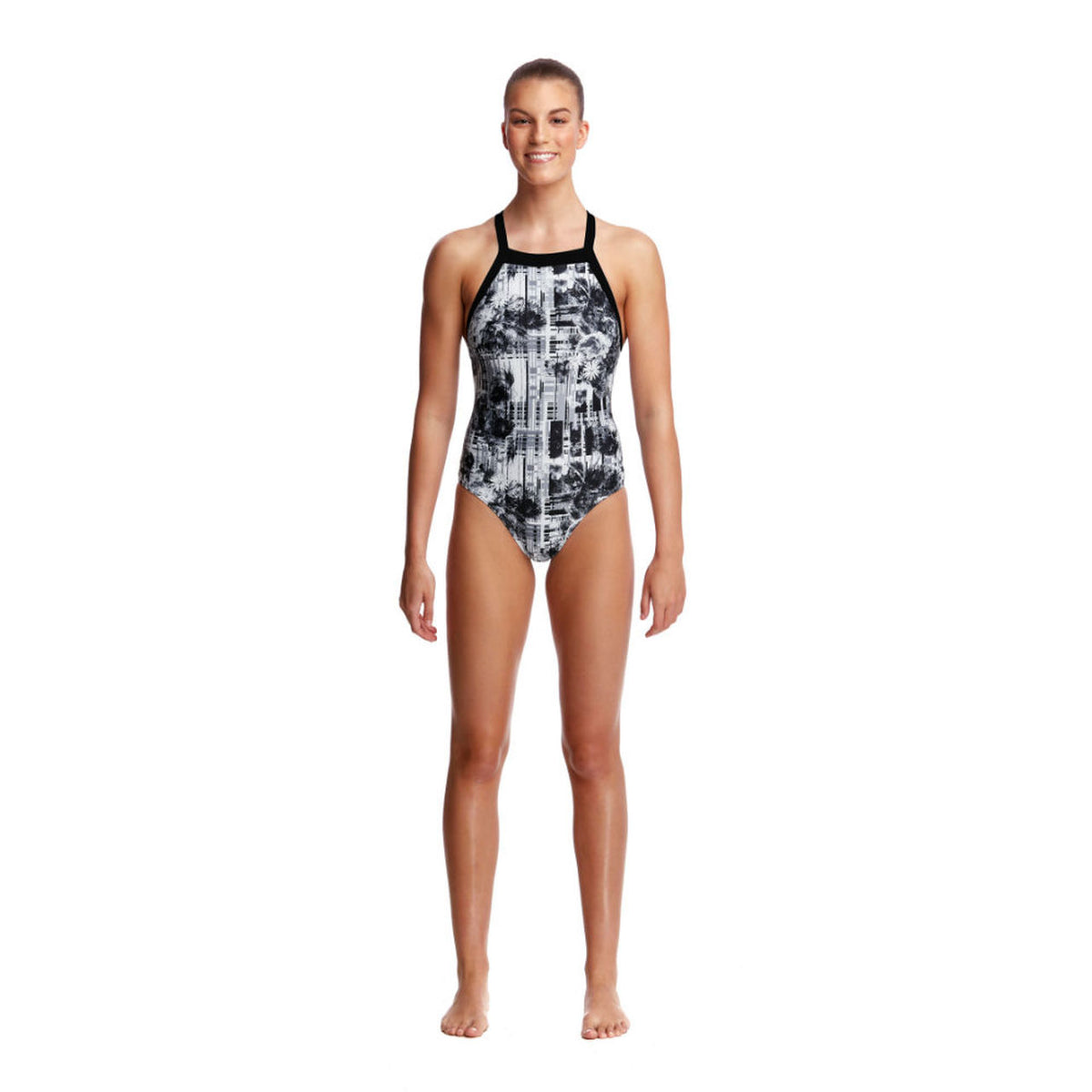 FUNKITA - LADIES SKY HIGH ONE PIECE - GARDEN MIST
