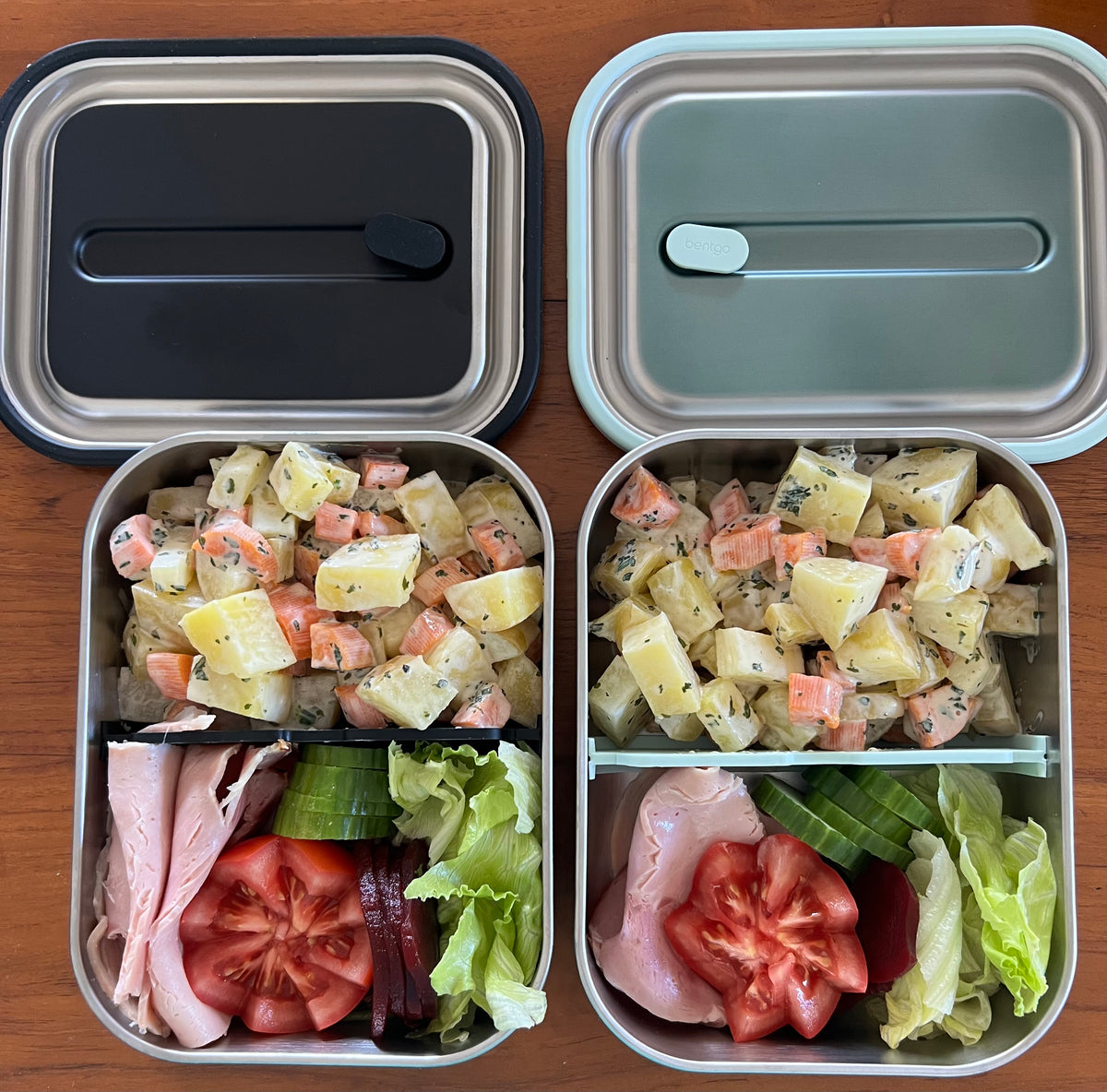 BENTGO STAINLESS STEEL LEAK-PROOF LUNCH BOX 1200ML - CARBON BLACK