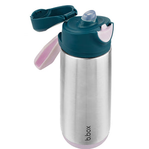 BBOX INSULATED DRINK BOTTLE SPORTS SPOUT 500ML - INDIGO ROSE - NEW