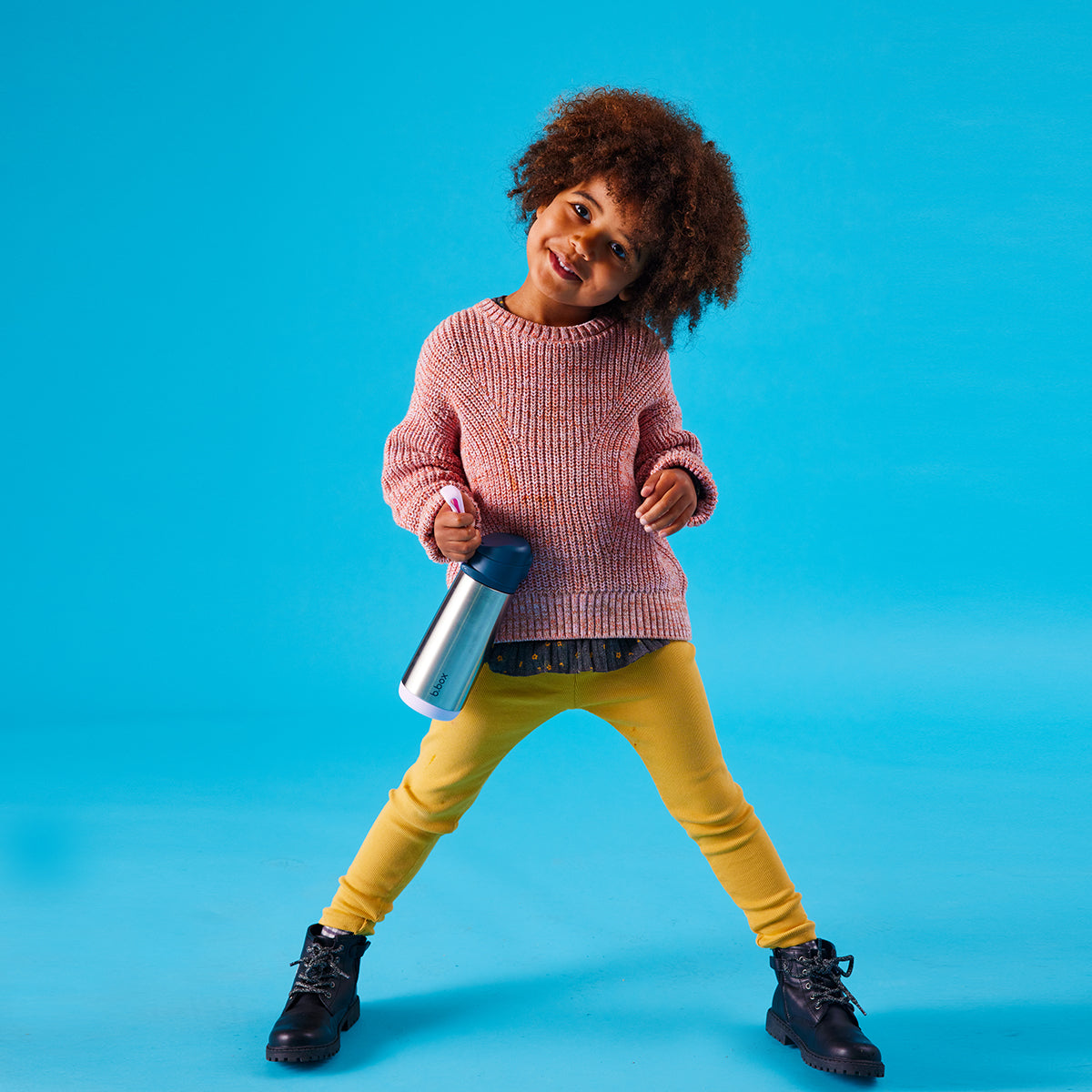 BBOX INSULATED DRINK BOTTLE SPORTS SPOUT 500ML - Blue Slate - NEW