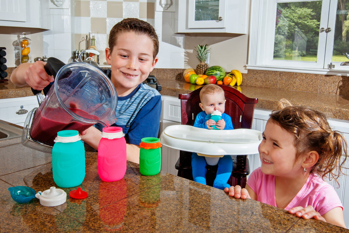 Squeasy Snacker 6oz / 180ml - PINK