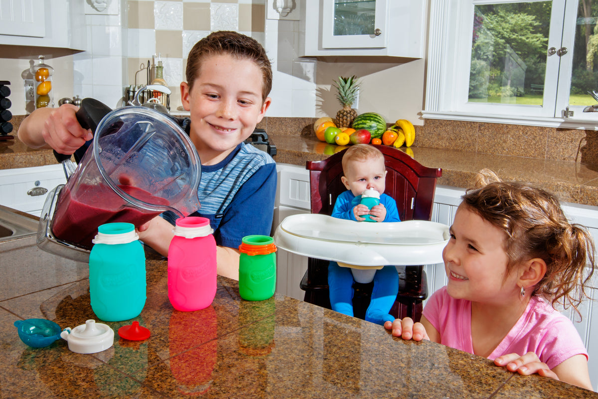 Squeasy Snacker 6oz / 180ml - PURPLE