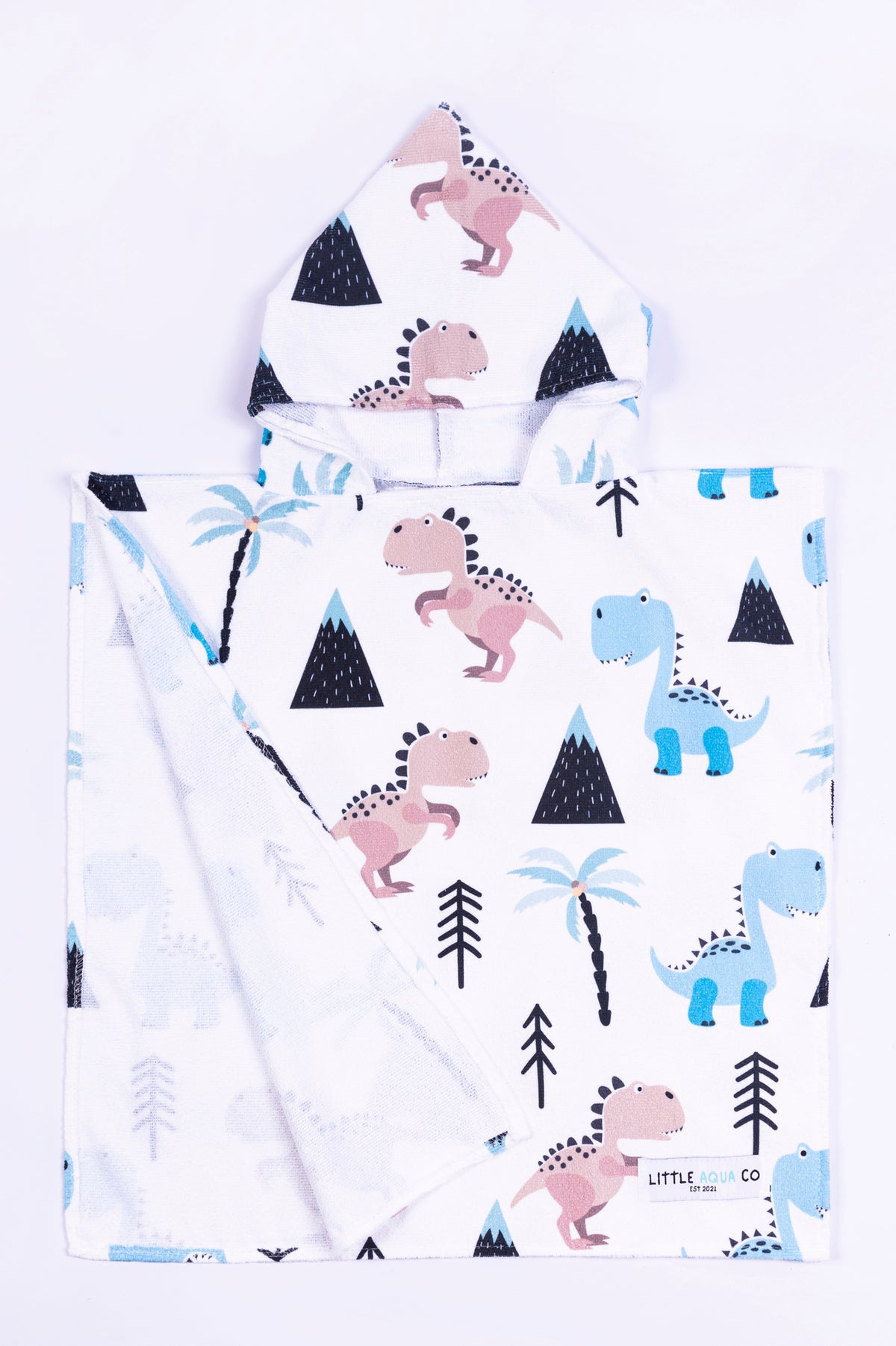 Kids Hooded Towel - Dinosaur