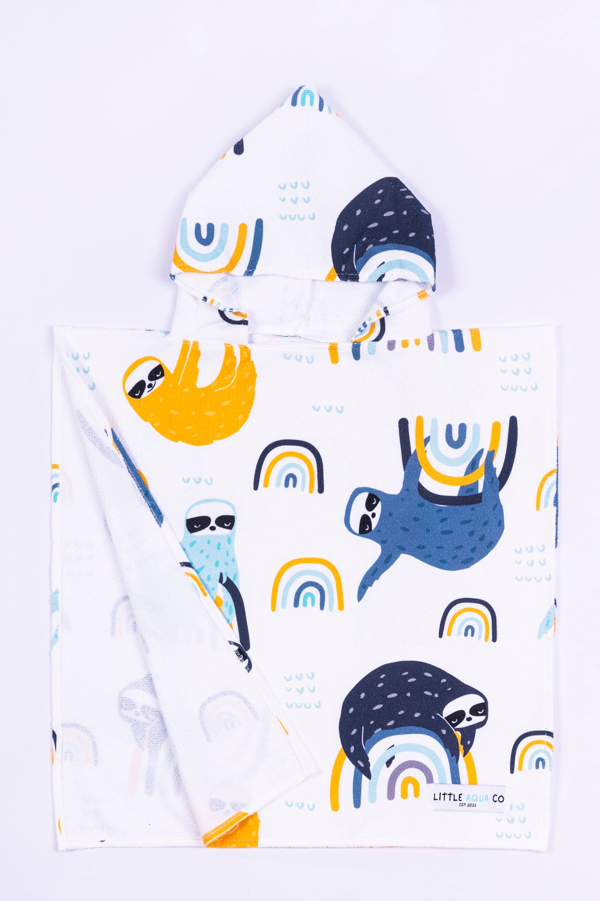 Kids Hooded Towel - Sloth