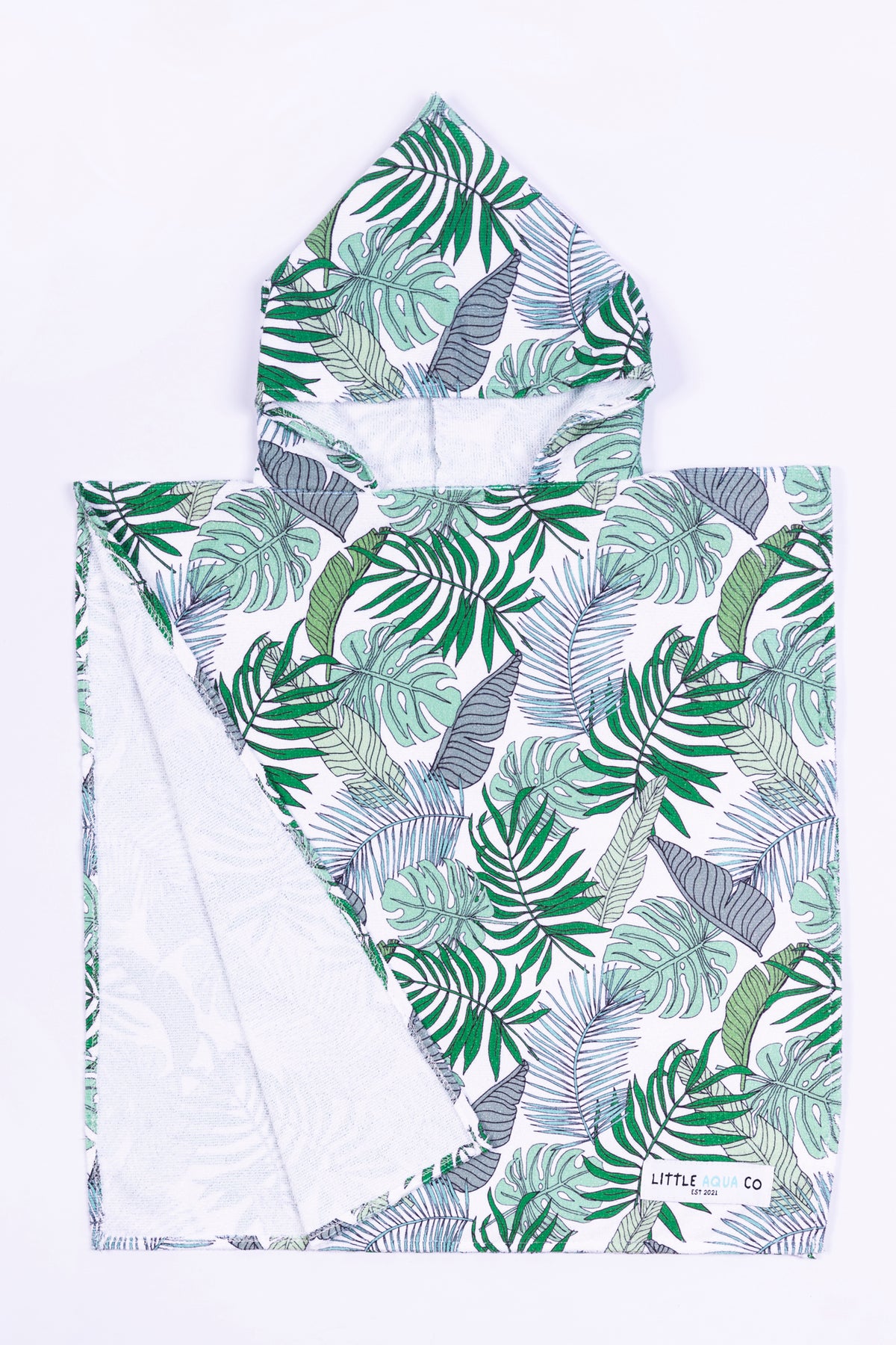 Kids Hooded Towel - Palms
