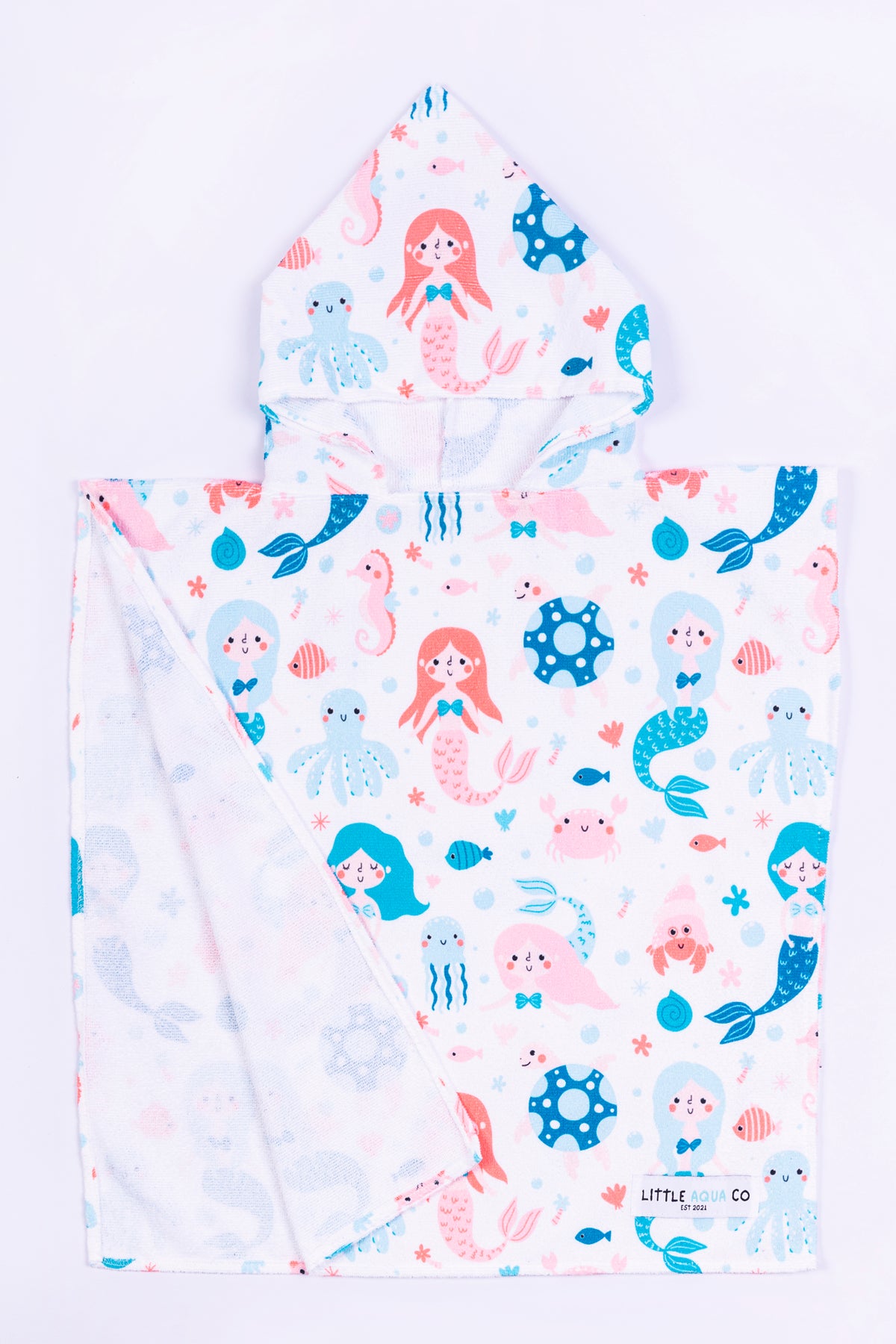 Kids Hooded Towel - Mermaid