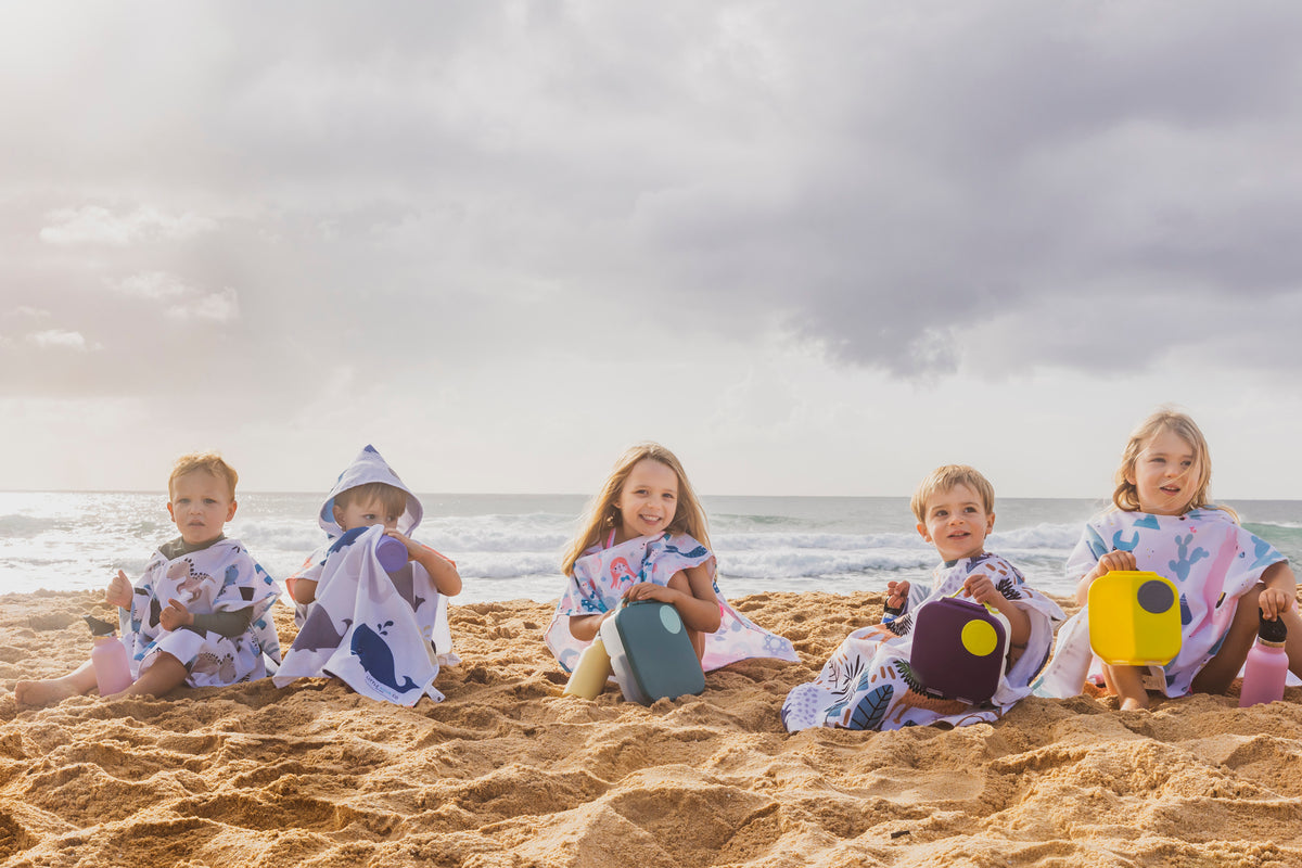 Kids Hooded Towel - Whale