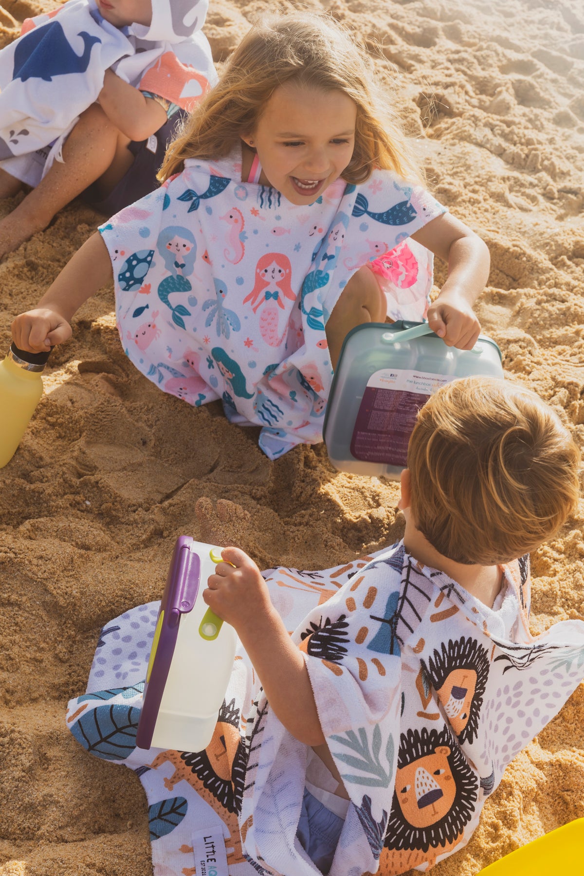 Kids Hooded Towel - Lion