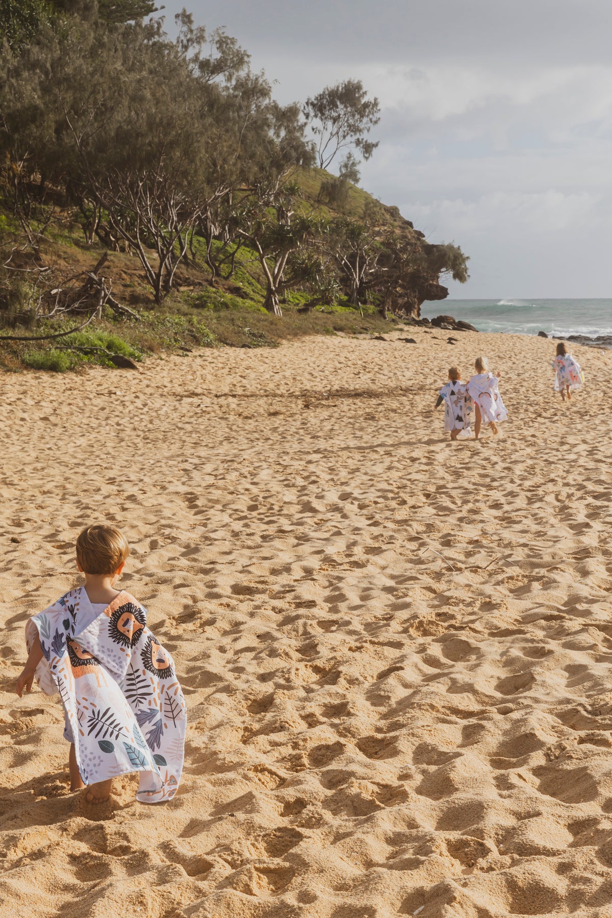 Kids Hooded Towel - Lion