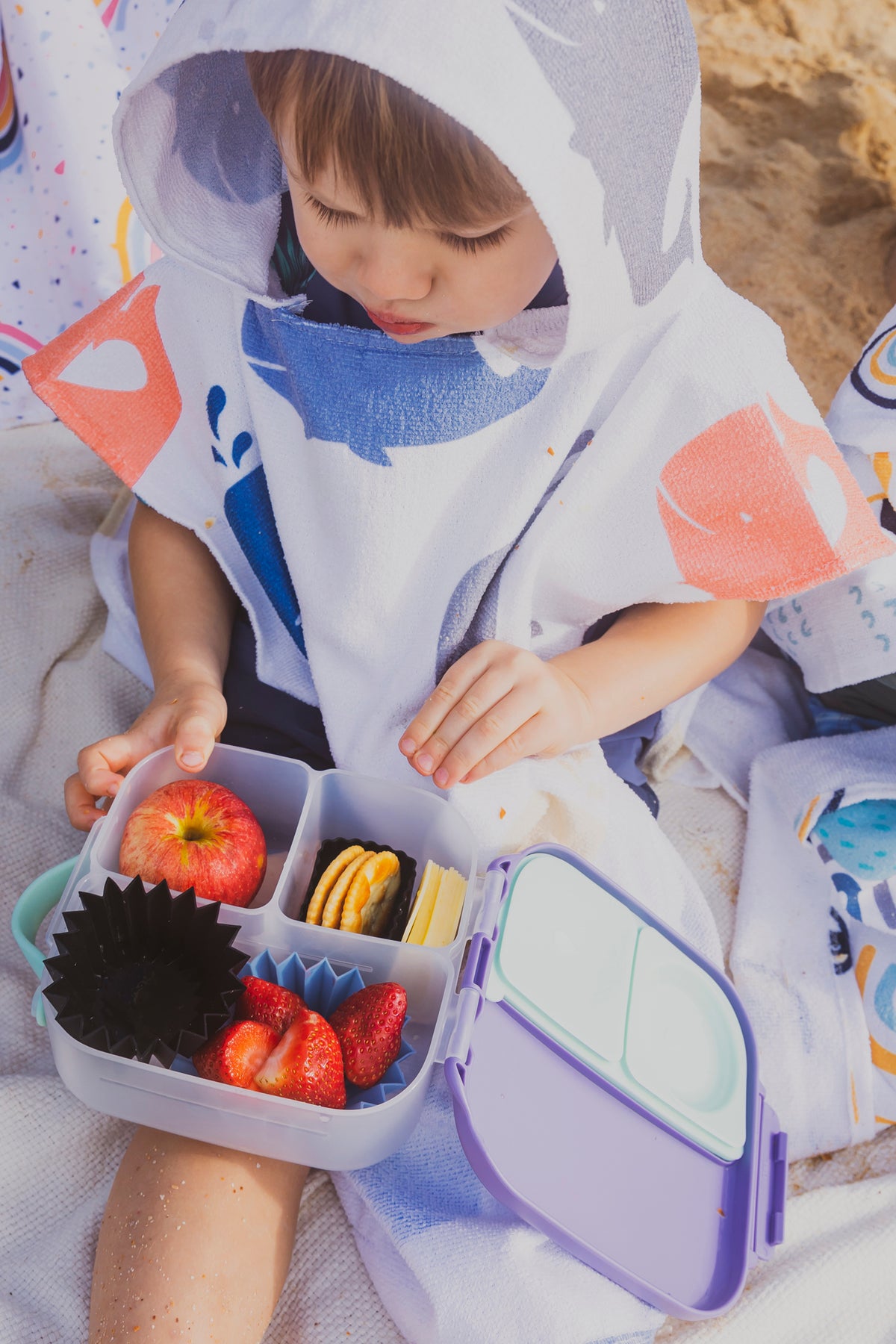 Kids Hooded Towel - Whale