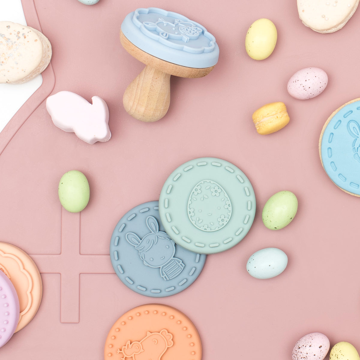 We Might Be Tiny Easter Stampies - Silicone Cookie Stamps