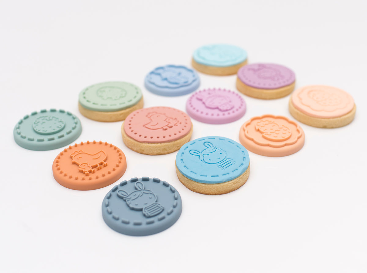 We Might Be Tiny Easter Stampies - Silicone Cookie Stamps