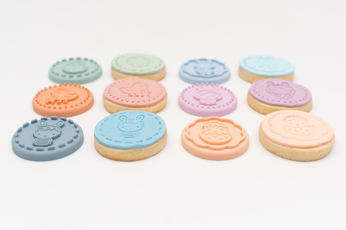 We Might Be Tiny Easter Stampies - Silicone Cookie Stamps