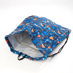 Out and About Drawstring Bag - Dinosaur