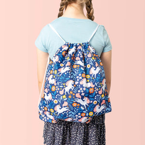 Out and About Drawstring Bag - Unicorn