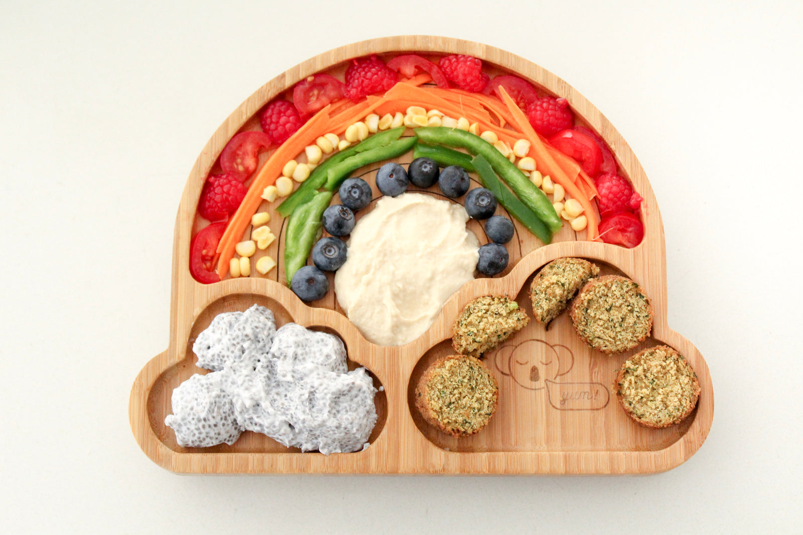 Emondo Kids - Rainbow Plate with Suction
